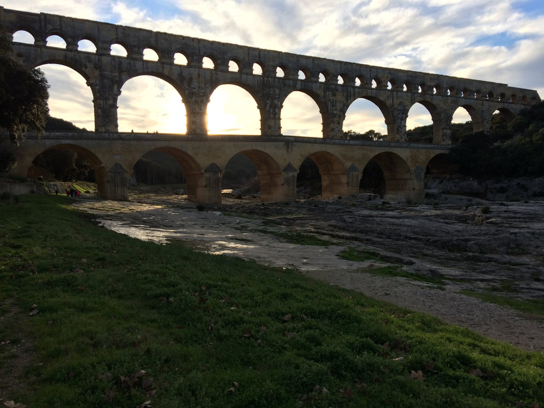 Roman Aqueducts at Pont du Gard, France